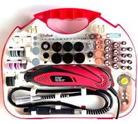 MAIL MORE Rotary Drill Set - 210-Piece Electric Multi Tool Kit for DIY, Hobby & Crafts - Professional Rotary Tool with Accessories for Engraving, Polishing, Grinding & Drilling