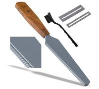 MAILADA Guitar Fret Crowning File, Dual Side Fret Crowning Tool Files,Fret polishing kit,Luthier Tools, Professional High Carbon Steel Design for Electric, Acoustic,Bass Guitar