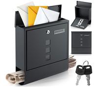 Mailbox 34x30.5x10 cm anthracite HM-861