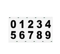 Mailbox Adhesive Numbers - Reflective Houses Numbers | PVC Address Number Stickers | Water Resistant Trash Cans Decal with No Blind Spots | Strong Adhesive Trash Cans Sticker For Signs, Door
