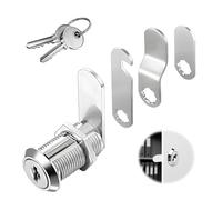 Mailbox Cabinet Cam Lock with Key Alike 25MM, Security Cam Lock for Letterbox, Drawer, Locker, Cupboard, and Cabinet, Keyed Alike Door Lock for Home Office Furniture, DIY and Professional Use