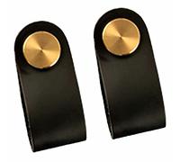 Mailbox， Cabinet Handle Knobs,Leather Handle, 2 pcs Modern Style Furniture Wardrobe Drawer Door Handles Cabinet Knobs, Leather Door Knobs Dresser Drawer Pulls Furniture Handle Hardware(Black)