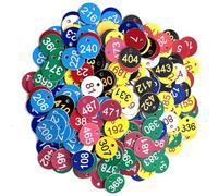 Mailbox Codingdentification Tag,500pcs 1~500 Key Hand Cards Number Tags Engraved Labels Cabinet Coding Storage Organizer for Hotel Gym(1 500 Mixed Color)