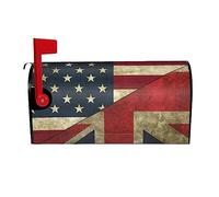 Mailbox Covers USA Uk Flag Print Magnetic Post Box Cover