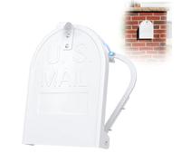 Mailbox Door Replacement 6 1/4 Inch (W) by 8 Inch (H),Snap-in Brick Mailbox Door Metal Replacement Mail Box Door for Brick Standard Curbside Mailboxes
