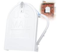 Mailbox Door Replacement Brick Mail Box Door,8 Inch (Width) by 10 Inch (Height) Snap-in Replacement Mailbox Door for Brick Standard Curbside Mailboxes