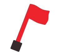 Mailbox Flag Replacement Set Double Sided Outdoor Stickers Securely Attach Without Tools or Hardware for Metal Wood Mailbox Flag for Smooth Surfaces