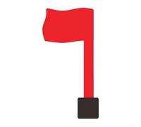 Mailbox Flag Replacement Set with Double Sided Stickers