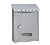 Mailbox,Letterbox Mailbox Dropbox Postbox Outdoor Lockable Metal Mailboxes Wall Mounted Mail Box Post Box With Key For Home Decoration Letter Box Mailboxes Post Box(Black)