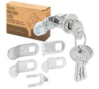 Mailbox Lock Replacement - Universal Mailbox Locks with 4 Keys - Easy to Install Mail Box Lock and Key Set - Durable and Secure Lock Replacement with 4 Keys for Almost All Locking Mail Boxes
