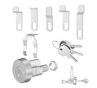 Mailbox Locks with Keys - File Cabinet Lock with 3 Keys | Household Supplies for Walkway Balcony Backyard Pathway Front Porch Entryway Courtyard Deck