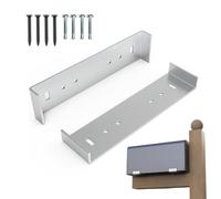 Mailbox Mounting Bracket, Bridge Post Bracket | Aluminum Mailbox Mounting Bracket 2 Pieces,Multifunctional Mounting Supplies with 8 Screws, Bridge Post