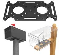 Mailbox Mounting Bracket, Plate for Post Mount Mailboxes, Compatible with Mail Boss, Architectural MAILBOXES, Gibraltar, hykolity, ShoppingOnBed, adoorn