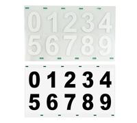 Mailbox Number Stickers - Waterproof Reflective Decals | PVC Adhesive House Numbers, Outdoor Address Stickers, Easy Identification with Residential Commercial Buildings Number Sticker