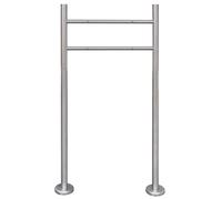 Mailbox Post Stainless Steel 120x50cm Double Mailbox Stand In ixings Weather