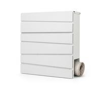 Mailbox Postbox Letterbox Wall Mailbox with Newspaper Compartment