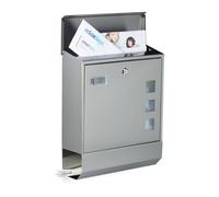Mailbox stainless steel Modern Letterbox Secure Post Box Lockable Rust-resistant
