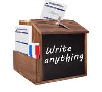 Mailbox Suggestions,Container Wood Collector|Wood Fundraiser,For Women Men Employees Professional Entrepreneurs Restaurant Cafe Office Gym Hotel Hospital