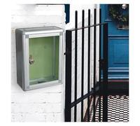 Mailboxes Suggestion Box Collection Letter Money Locking Mailbox Wall Mount for Customer Center Business Hotel School Home(Top port)