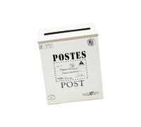 Mailboxes Wall Mounted Mailbox Newspaper Holder Box Letter Large Capacity Vintage Hanging Mail for Outside House Yard Gate for Outside(Beige)