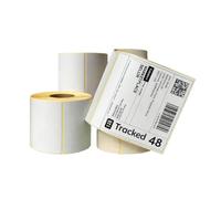 Mailcoms White Direct Thermal Label Rolls - 4 x 6″ (101.6mm x 152.4mm) - 475 Labels per roll - Royal Mail & Parcelforce Compatible - Compatible with Most Thermal Printers - Pack of 4