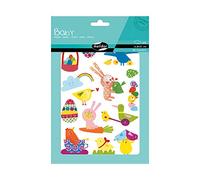 Maildor AE033O - STICKERS Baby - Pack of 6 sheets - Dimensions: 14.8 x 21 cm - From 2 years - EASTER DESIGN (84 stickers) - Suitable for Educational Use