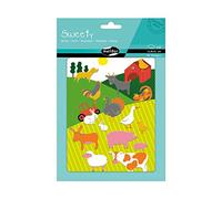 Maildor AE128O - STICKERS Sweety - 2 sheets - Size: 14,8 cm x 21 cm - FELT Stickers - FARM (30 stickers) - Children's Creative and Leisure Activity - DIY