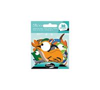 Maildor AE177C - Sticky STICKERS - 30 PRE-CUT STICKERS IN A PACK - RIVER ANIMALS THEME - Children's Arts and Crafts Accessories - Creative and Leisure