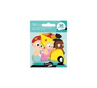 Maildor AE181C - STICKY STICKERS - 30 PRE-CUT STICKERS - Large Size for Easy Peeling - MERMAIDS THEME - Children's Creative and Leisure Activity - DIY TOOL