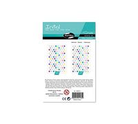 Maildor AE185C - Un sachet de gommettes Initial 20 planches 10,5x16 cm, Mini-ronds métals et pastels (2 260 stickers)