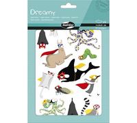 Maildor AE237C - Dreamy Stickers - 6 Sheets - Dimensions: 14,8x21cm - Super Hero Animals (78 Stickers) - Children's Creative and Leisure Activity - DIY