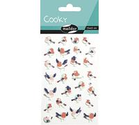Maildor - Ref CY126C - Cooky Stickers (Single Sheet) - 7.5 x 12cm - Birds Designs - Approximately 28 Stickers, 3D Stickers, Suitable for Children Aged 3+