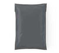 Mailing Bags, Grey Parcel Delivery Bags with Self-Seal Closure, Flexible Lightweight and Tear Proof Postal Mailing Bags, Multipack Mailing Envelope Bags (14x21, 25pk)