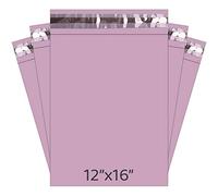 Mailing Bags, YUNJU Shipping Poly Postal Self Seal Bags in Size 12 x 16 Inch Size Small Mailing Bags Postage Packaging Bags 305mm to 407mm Pink 200 Pack