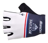 Santini Maillot Jaune Hautacam 2025 Short Gloves White S Men,Women