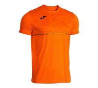 Joma Men's Short Sleeve Running T-Shirt, XS - 3XL, Breathable Performance Top with Micro-Mesh Technology, Athletic Fit - Record III Orange
