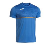 Joma Men's Short Sleeve Running T-Shirt, XS - 3XL, Breathable Performance Top with Micro-Mesh Technology, Athletic Fit - Record III Royal