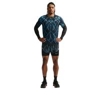 Nike Running - M Nike Dri-Fit ADV Aeroswift SS Aop Black White for Men - Size M Black M