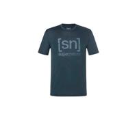 Super.natural Logo Lines Short Sleeve T-shirt Blue 2XL Men