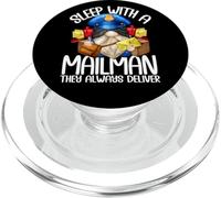 Mailman Gnome Postman Motif Adult Humor For Men Funny Saying PopSockets PopGrip for MagSafe