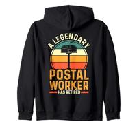 Mailman Retirement | A Legendary Postal Worker Has Retired Zip Hoodie
