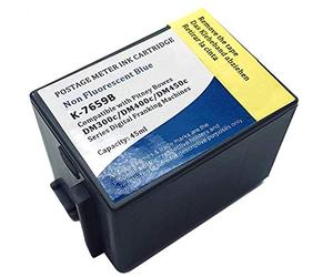 Mailroom Warehouse Pitney Bowes DM300c/DM400c/DM300M/DM400M/G720 Compatible Ink Cartridge Blue (C765-9SB)