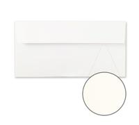 Mailshack Conqueror Luxury Envelopes DL 110mmx220mm, Thick 120gsm. No Watermark, Peel & Seal, Plain (High White Wove, 100)
