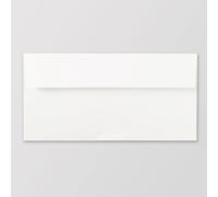 Mailshack Conqueror Luxury Envelopes DL 110mmx220mm, Thick 120gsm. No Watermark, Peel & Seal, Plain (High White Smooth, 50)