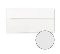 Mailshack Conqueror Luxury Envelopes DL 110mmx220mm, Thick 120gsm. No Watermark, Peel & Seal, Plain (High White Laid, 100)