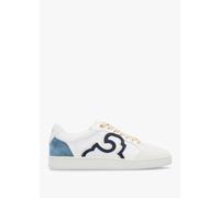 MAIMAI Acanto Basket White Leather Low Profile Trainers Size: 36, Colo