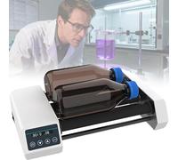 MAIMAILE Digital Roller Mixer, 4 Rollers, Lab Roller Mixer, Speed Adjustable 20-80rpm, Timer 1min-23h59min or Continuous Modes, for Chemical and Biological Laboratory Testing