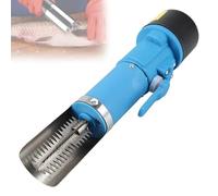 MAIMAILE Fish Scale Scraper Remover Cleaner, 125W Electric Fish Scaler, with Waterproof Powerful Motor, 2200mAh Lithium Battery, Stainless Steel Blade Wheel, for Removing Fish Scales