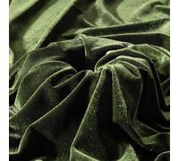 MaiMaiSuan Dark Olive Green Velvet Fabric by The Yard, 3 Yards, 60" Wide