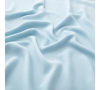 MaiMaiSuan Light Blue Chiffon Fabric by The Yard, 60" Wide, 3 Yards